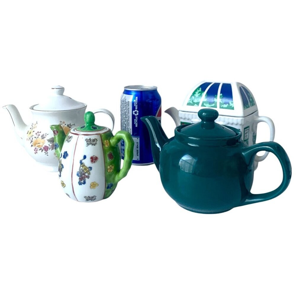 4 Small Teapots Teapot Wade Sadler Collection Vintage - Picture 7 of 7